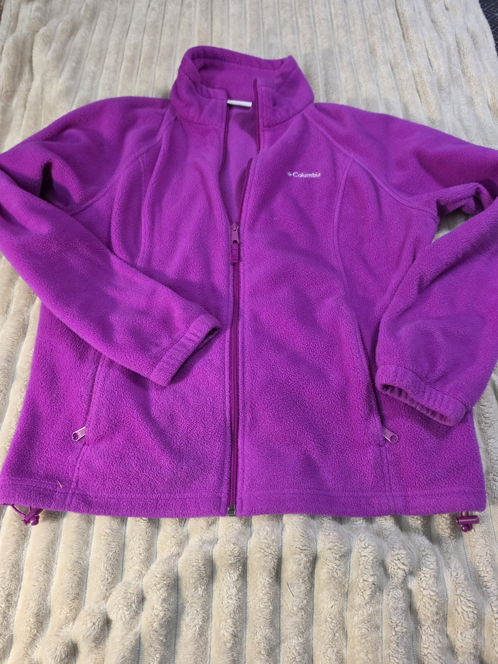 Columbia Fleece Jacket - Bright Purple
